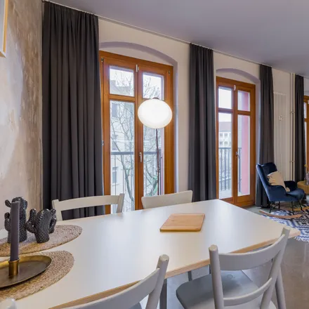 Rent this 1 bed apartment on Petersburger Straße 71 in 10249 Berlin, Germany
