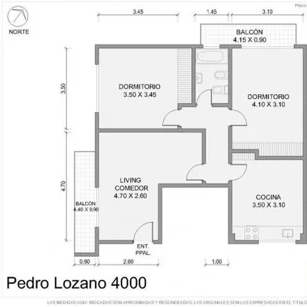 Buy this 2 bed apartment on Pedro Lozano 4012 in Villa Devoto, C1417 AOP Buenos Aires