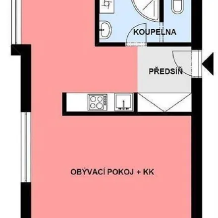 Rent this 1 bed apartment on Jundrovská 1348/38 in 602 00 Brno, Czechia