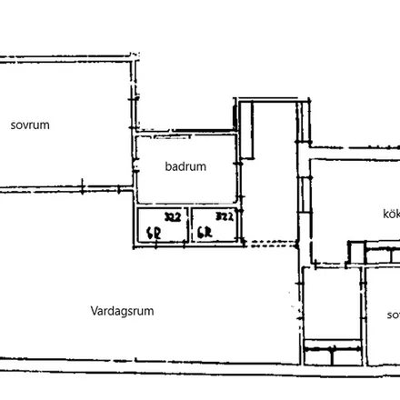 Rent this 3 bed apartment on Orups gränd in 302 43 Halmstad, Sweden