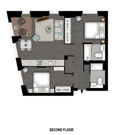 Image 9 - Thornes House, Ponton Road, Nine Elms, London, SW11 7DA, United Kingdom - Apartment for rent