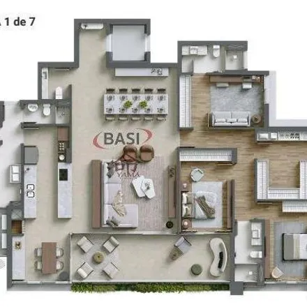 Buy this 4 bed apartment on Rua Vereador Garcia Rodrigues Velho 105 in Cabral, Curitiba - PR