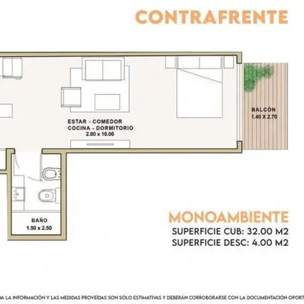 Buy this studio apartment on Carhué 1558 in Naon, C1408 IGK Buenos Aires