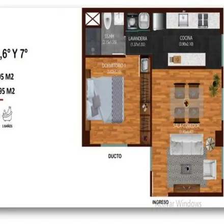 Buy this 1 bed apartment on Calle de Las Orquideas in Surquillo, Lima Metropolitan Area 15048