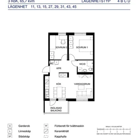 Rent this 3 bed apartment on Malmuddsvägen in 972 45 Luleå, Sweden