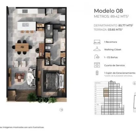 Buy this 1 bed apartment on Calle Ottawa in Becerra, 44648 Guadalajara