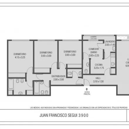 Buy this 3 bed apartment on Juan Francisco Seguí 3940 in Palermo, C1425 DCB Buenos Aires