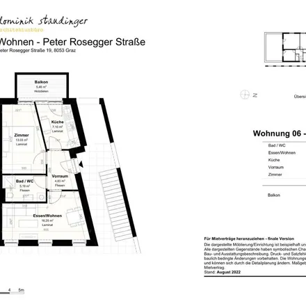 Rent this 2 bed apartment on Peter-Rosegger-Straße 19 in 8053 Graz, Austria