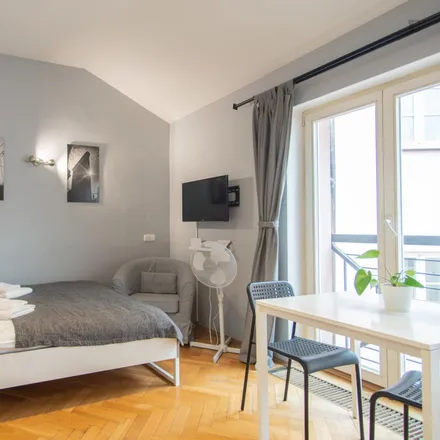 Rent this studio apartment on Orebitská 66/6 in 130 00 Prague, Czechia