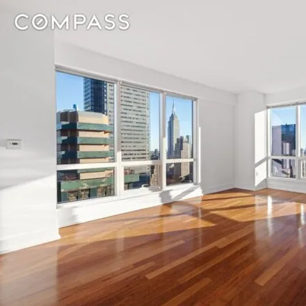 Rent this 1 bed condo on 350 W 42nd St Apt 48e in New York, 10036