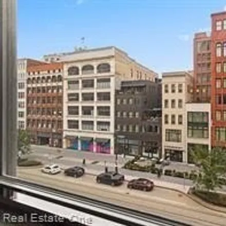 Rent this 1 bed condo on Elliott Building in 1401 Woodward Avenue, Detroit