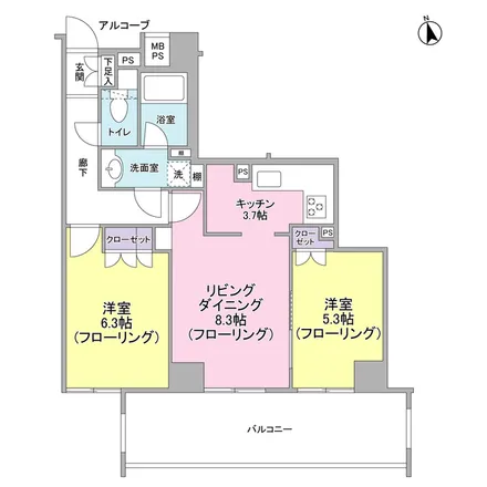 Image 2 - ジェイパーク駒場, 駒場通り, Komaba 2-chome, Meguro, 153-0041, Japan - Apartment for rent