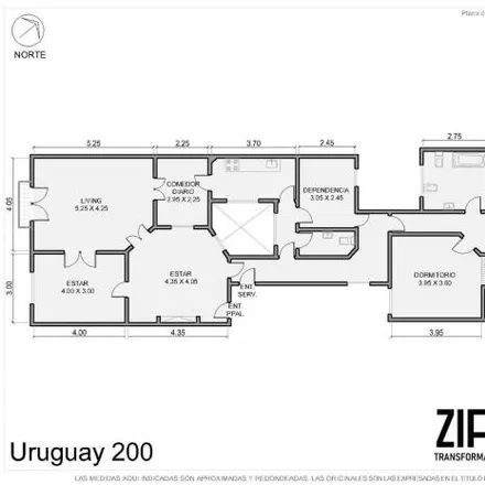 Buy this 3 bed apartment on Uruguay 250 in San Nicolás, 1033 Buenos Aires