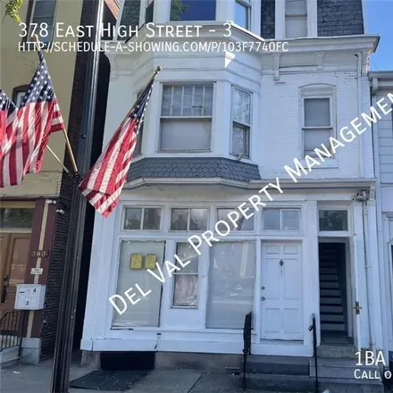 Rent this studio townhouse on 388 East High Street in Hanover Court, Pottstown