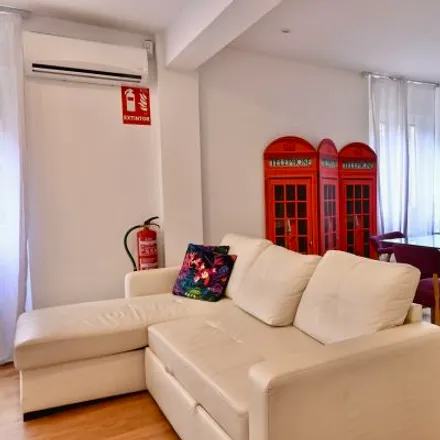 Rent this 5 bed apartment on Madrid in Aparcabicis Madrid Río, Calle de San Cándido