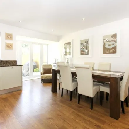 Rent this 4 bed townhouse on 4 Quiberon Court in Spelthorne, TW16 6SR