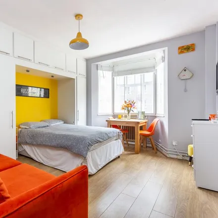 Rent this studio apartment on Russell Court in Woburn Place, London