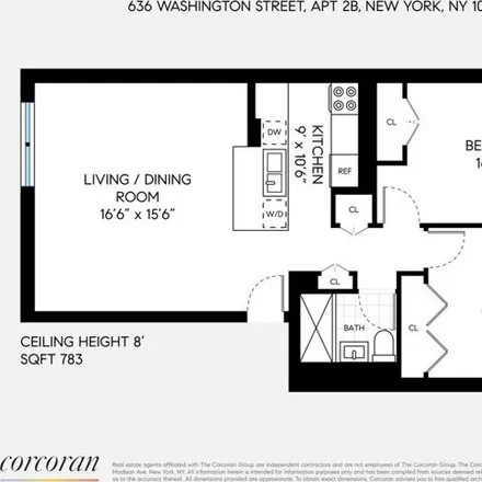 Image 8 - 638 Washington Street, New York, NY 10014, USA - Apartment for rent