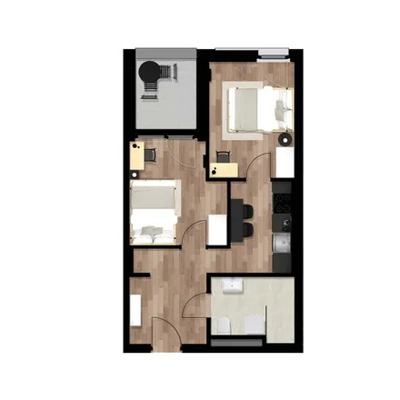 Image 8 - Smart Quadrat, Waagner-Biro-Straße, 8020 Graz, Austria - Room for rent