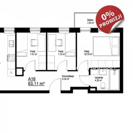 Buy this 4 bed apartment on Bieżanowska 253a in 30-836 Krakow, Poland