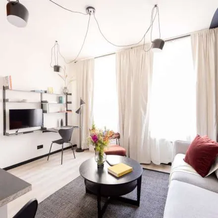Rent this 1 bed apartment on Quai aux Barques - Schuitenkaai 6 in 1000 Brussels, Belgium