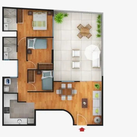 Buy this 2 bed apartment on Arturo Duray 186 in Surquillo, Lima Metropolitan Area 15048