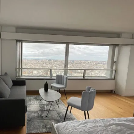 Rent this studio apartment on Tour Panorama in Rue Emeriau, 75015 Paris