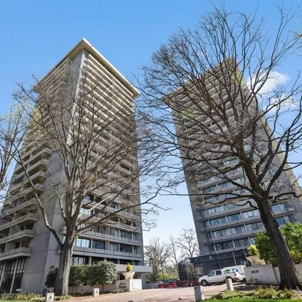 Rent this 2 bed condo on Plaza Towers North Building in 2575 Peachtree Road, Atlanta