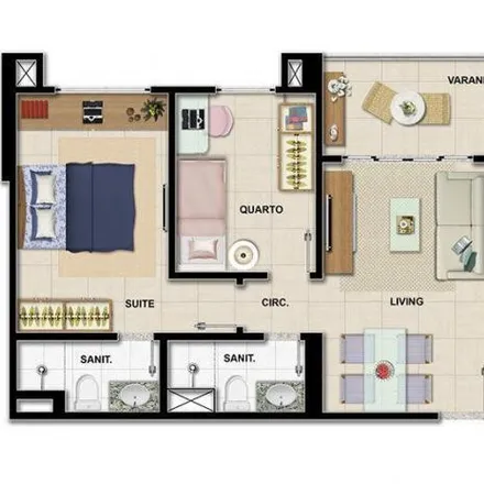 Buy this 2 bed apartment on Avenida Engenheiro Atílio Correia Lima in Goiânia - GO, 74655-030