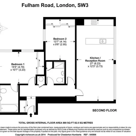 Image 7 - 155-167 Fulham Road, London, SW3 6SD, United Kingdom - Apartment for rent