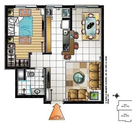 Buy this 1 bed apartment on Rua 15 de Novembro in Centro, Passo Fundo - RS