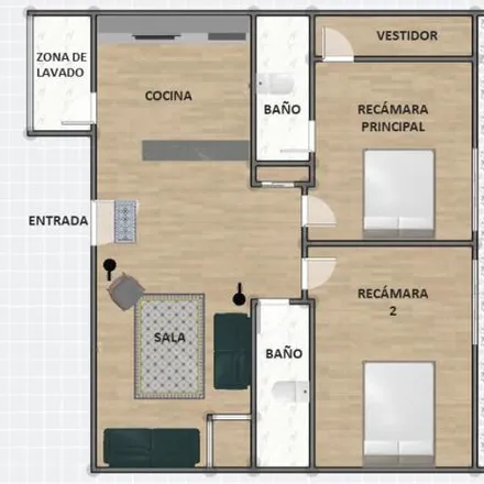 Buy this 2 bed apartment on Calle 9 in 54119 Tlalnepantla, MEX