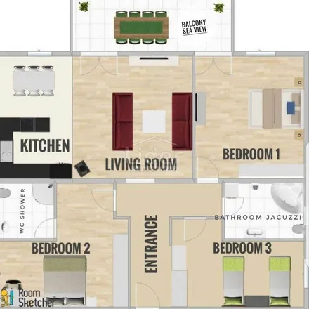 Rent this 4 bed apartment on Apartment Files in Liburnijska ulica 24, 51414 Grad Opatija