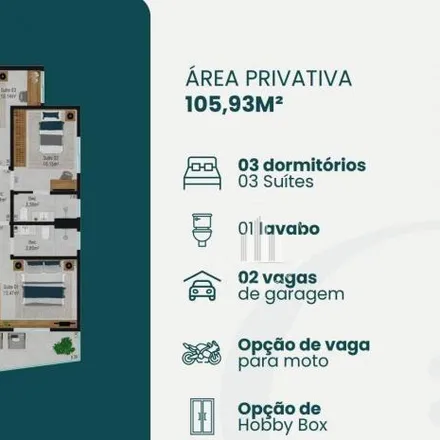 Buy this 3 bed apartment on Rua Gregório Philippi in Barreiros, São José - SC