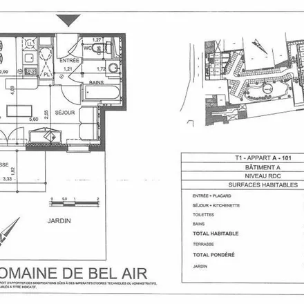 Rent this 1 bed apartment on 3157 Route de Gond Pontouvre in 16600 Ruelle-sur-Touvre, France