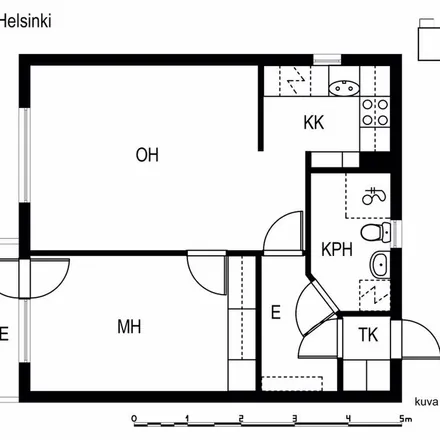 Rent this 2 bed apartment on Lupajantie 4-6 in 00950 Helsinki, Finland