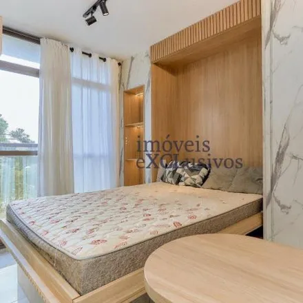 Rent this 1 bed apartment on Rua Bárbara Cvintal 84 in Mossunguê, Curitiba - PR