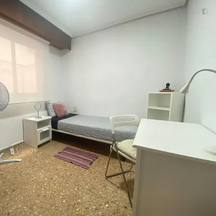 Rent this 4 bed room on Avinguda de la Constitució in 46009 Valencia, Spain