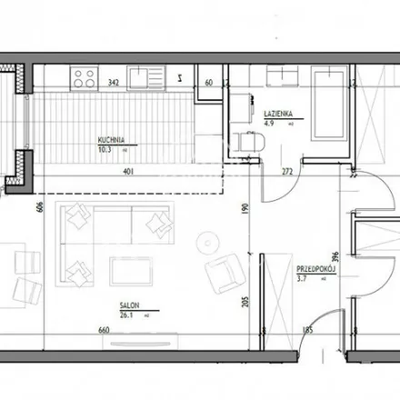 Rent this 3 bed apartment on Ignacego Paderewskiego 23 in 85-065 Bydgoszcz, Poland