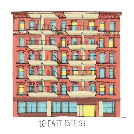 Rent this 2 bed apartment on 10 East 13th Street in New York, NY 10003