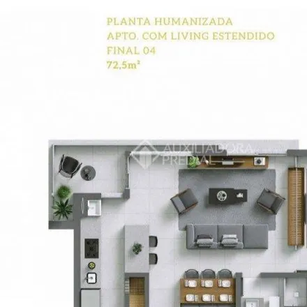 Buy this 2 bed apartment on Rua Atanásio Belmonte in Passo da Areia, Porto Alegre - RS