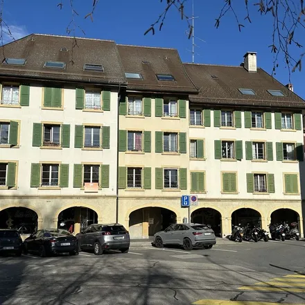 Rent this 4 bed apartment on La Bicycletterie in Place de la Fontaine 5, 2034 Neuchâtel