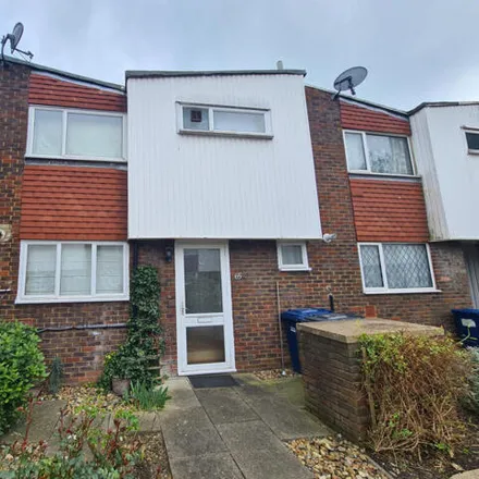Rent this 3 bed townhouse on Frobisher Court in Hazel Close, Grahame Park