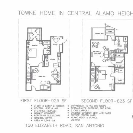 Image 2 - 162 Elizabeth Road, Alamo Heights, Bexar County, TX 78209, USA - Townhouse for sale