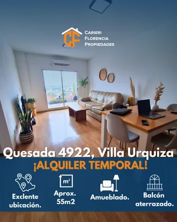Rent this 1 bed condo on Quesada 4922 in Villa Urquiza, Buenos Aires