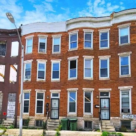 Buy this 3 bed townhouse on 244 North Fulton Avenue in Baltimore, MD 21223