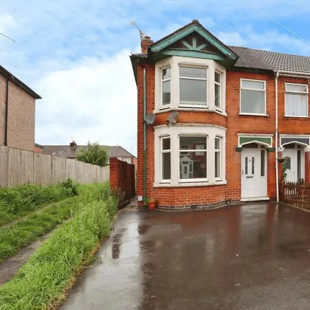 Rent this 3 bed house on 95 Middlemarch Road in Daimler Green, CV6 3GE