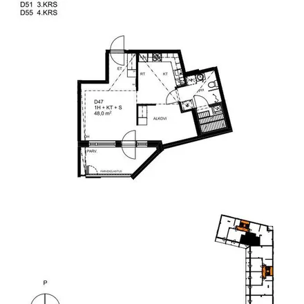 Rent this 1 bed apartment on Tähkä 1 in 04420 Järvenpää, Finland