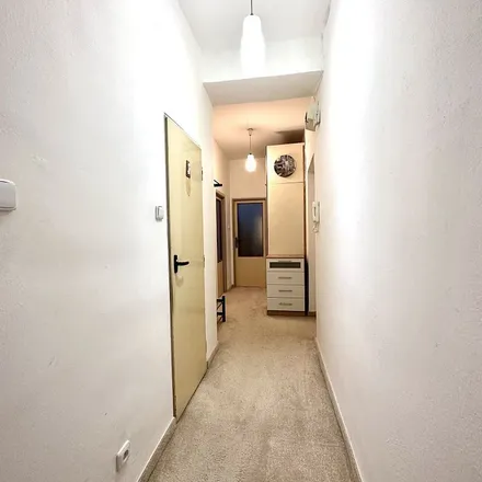 Rent this 1 bed apartment on Fabiánova 607/3 in 150 00 Prague, Czechia