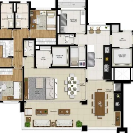 Buy this 3 bed apartment on Rua Humberto I in Paraíso, São Paulo - SP